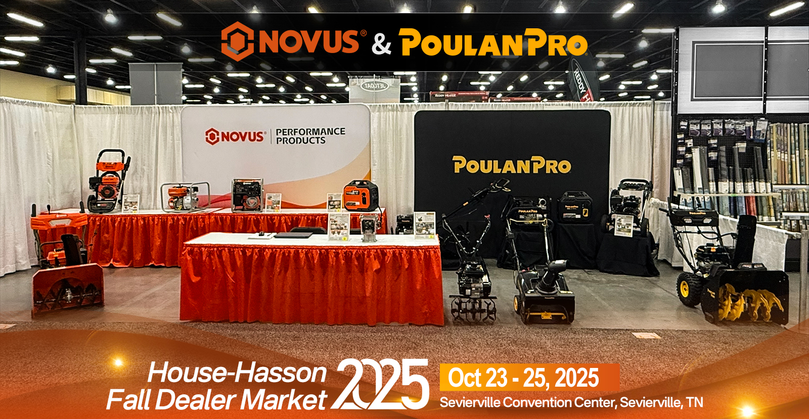 Novus booth at House Hasson Show 2025