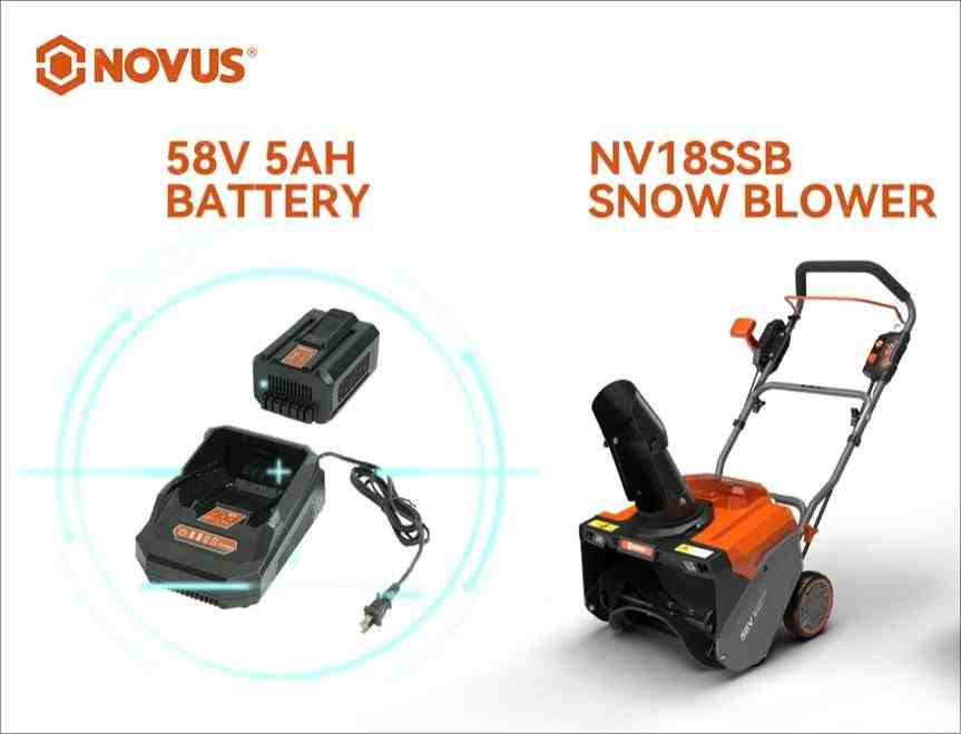 NOVUS Battery Cordless Snow Blower