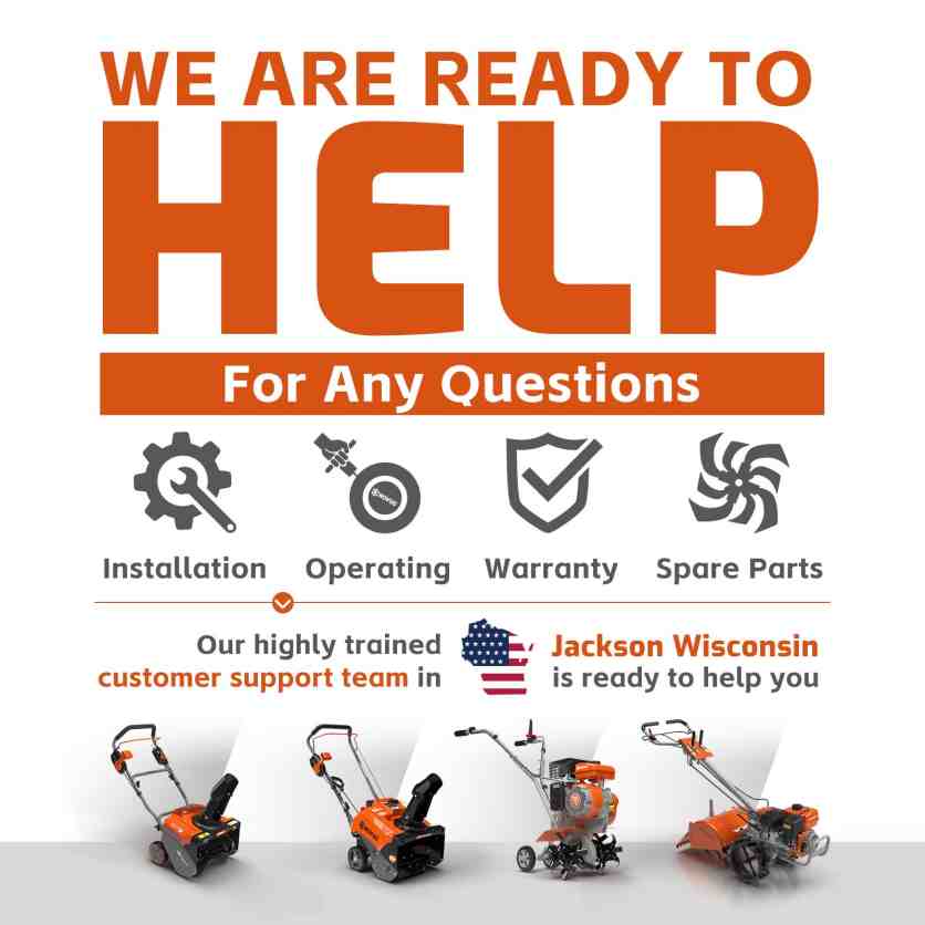 NOVUS snow blowers are dispatched quickly