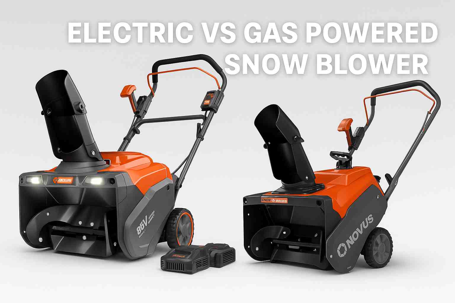 electric vs gas powered snow blower