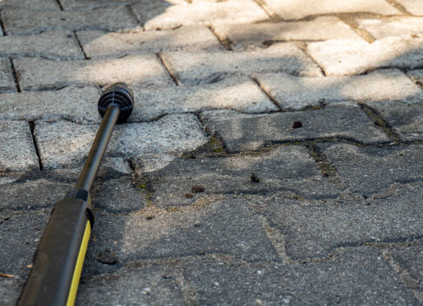 High-pressure cleaning effect