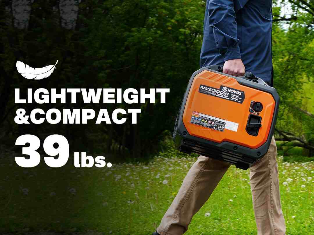 Lightweight portable silent inverter