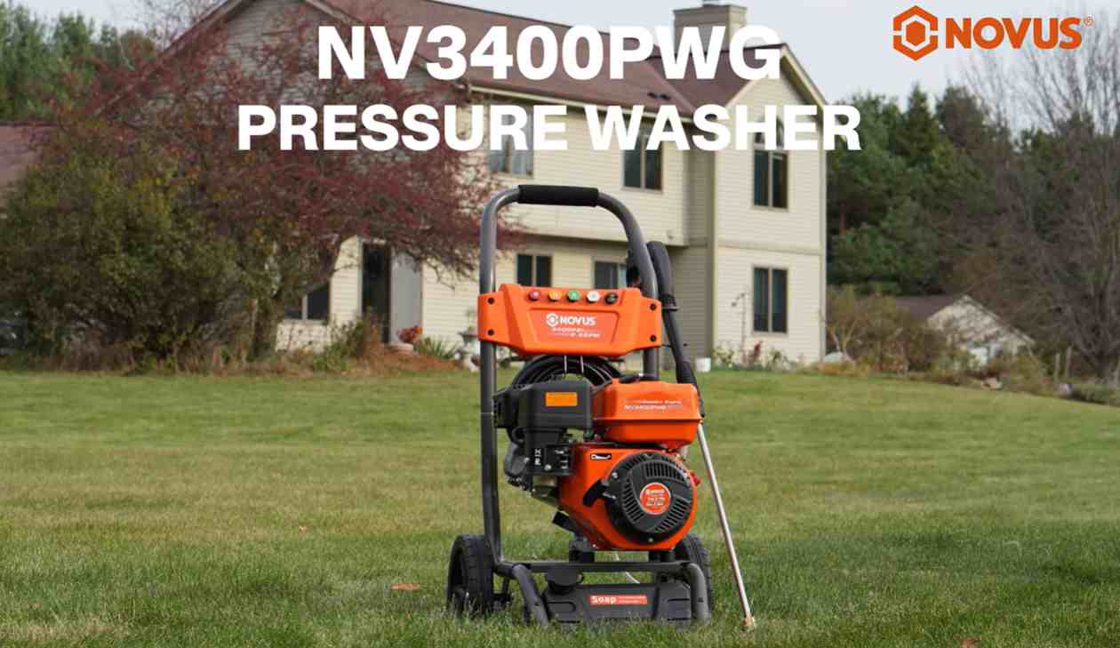 NOVUS gas-powered pressure washers