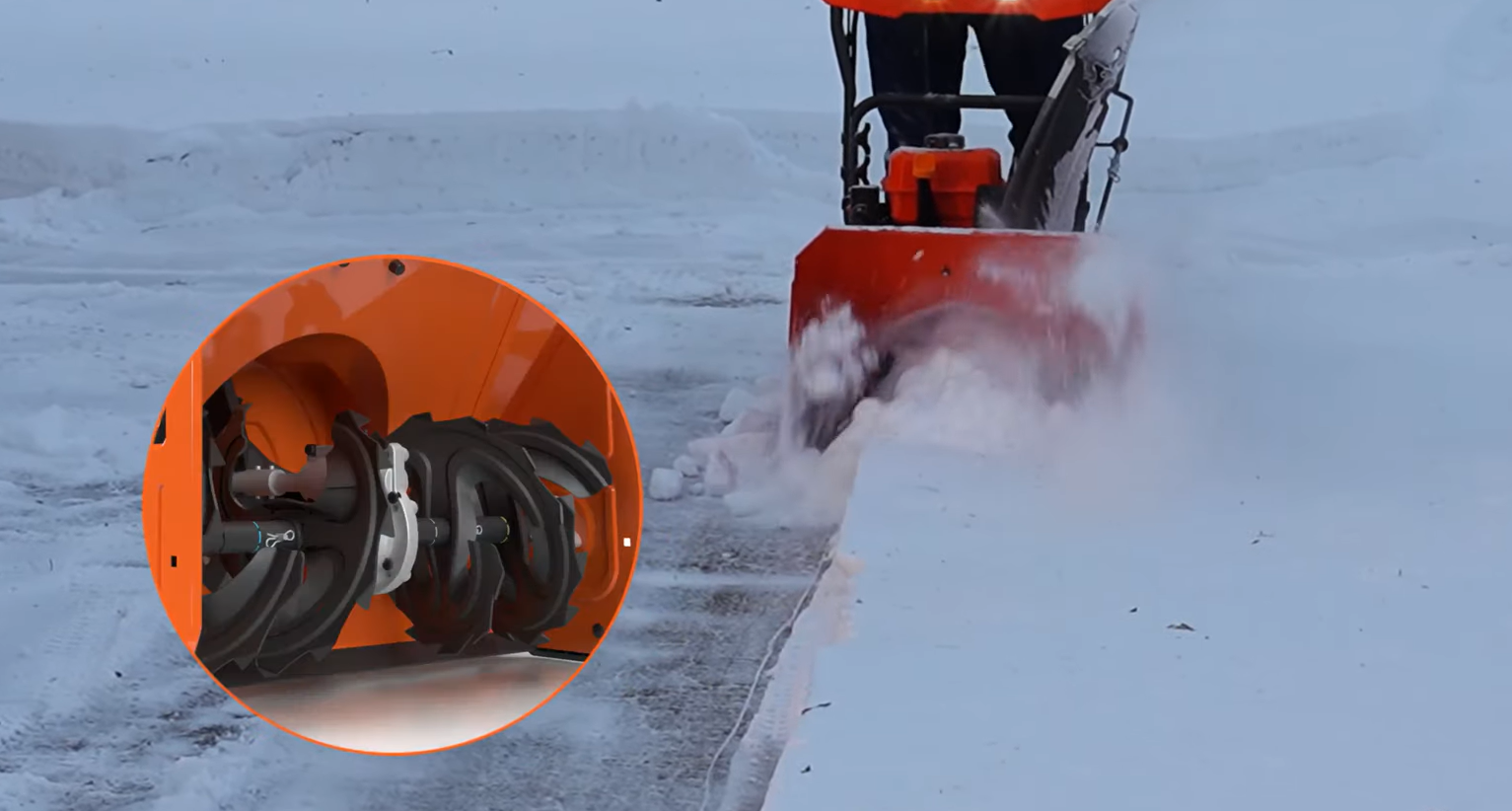 Two-Stage Snow Blower Helical Blade Details