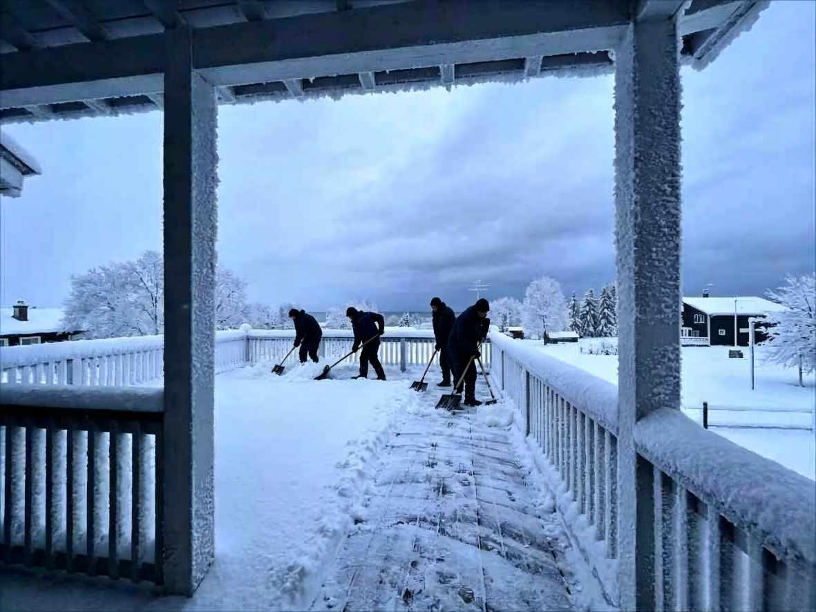 operate snow blowers on their decks