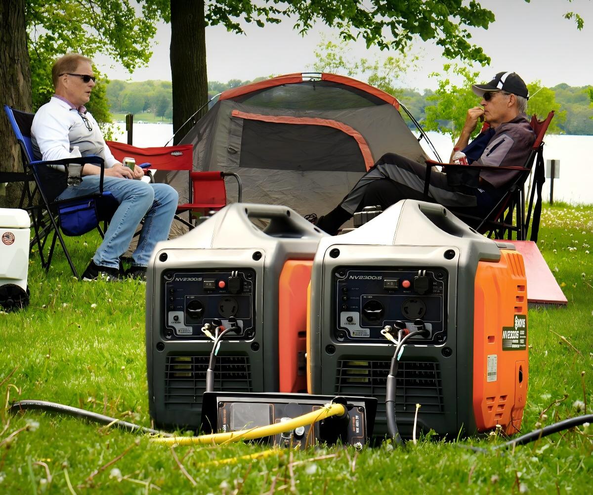 Parallel operation scenarios of inverter generators