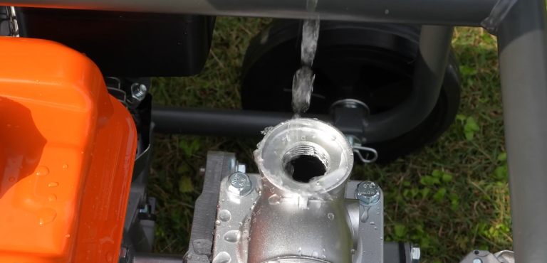 Water pump filling