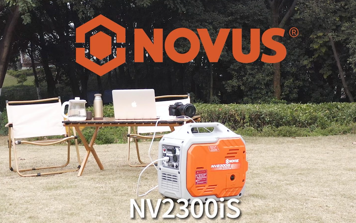 Portable generator for camping
