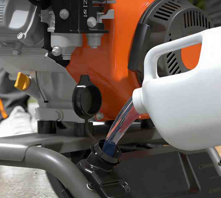 Add cleaning agent to clean