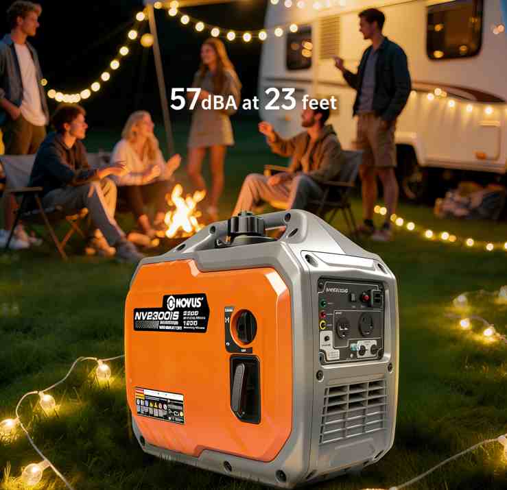 Silent inverter generator