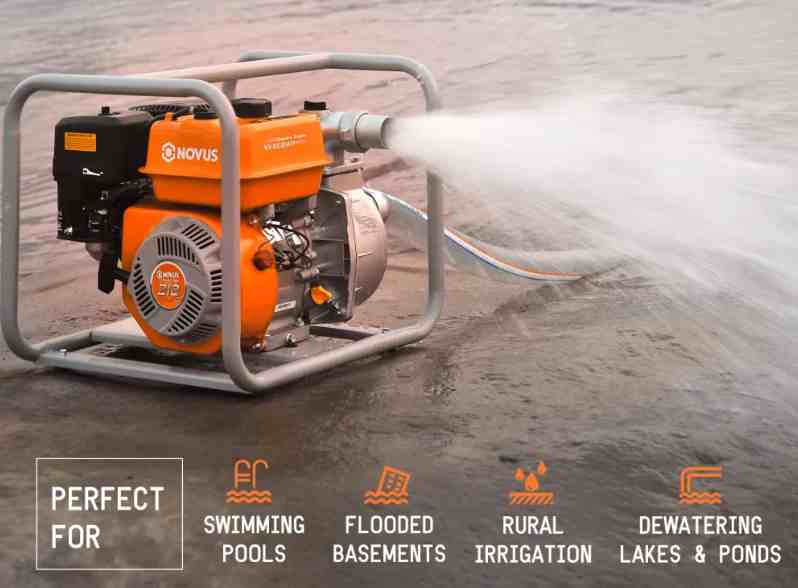 semi-trash water pump