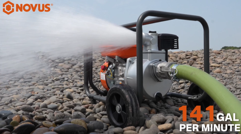 High flow rate water pump