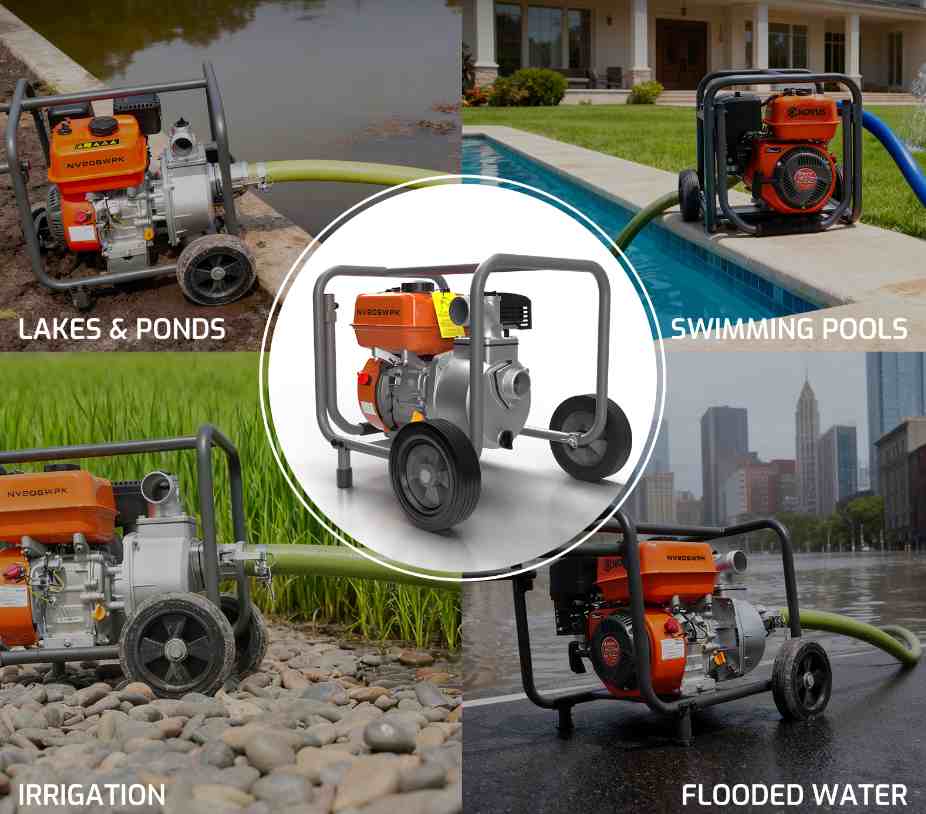 professional-grade semi-trash water pumps