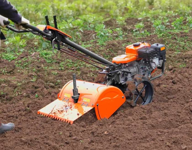 rear tine tiller for hard soil