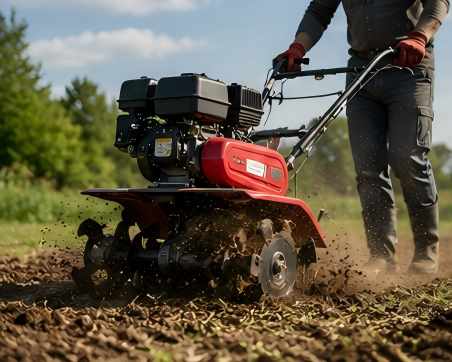 190cc to 250cc tiller for large vegetable gardens