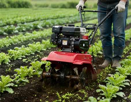 70cc to 100cc tiller for small vegetable gardens