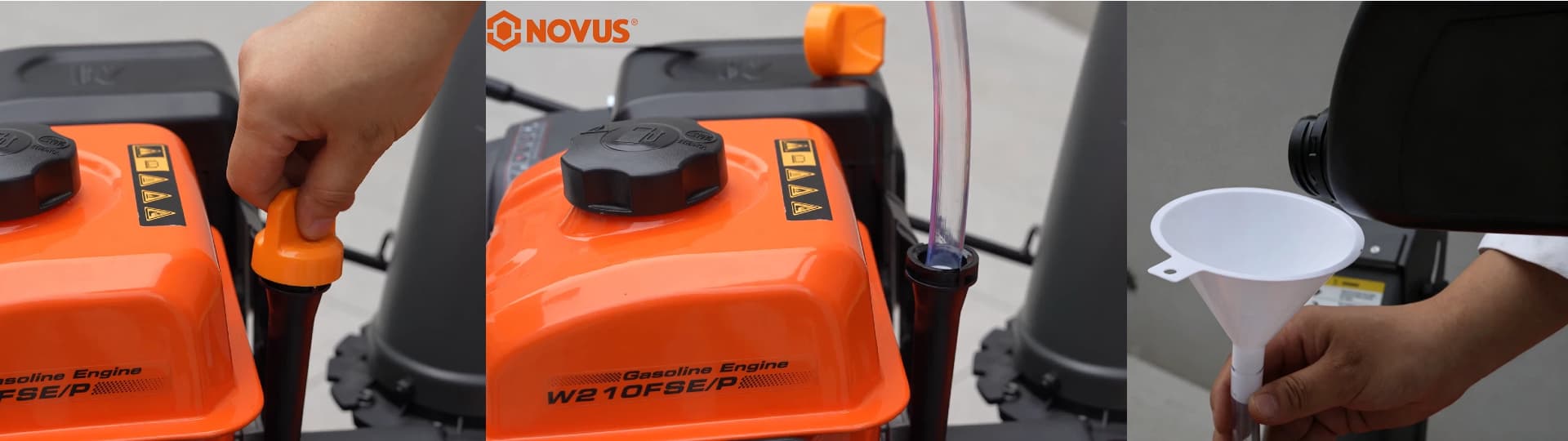 Add Fuel Stabilizer to Snow Blower fuel tank