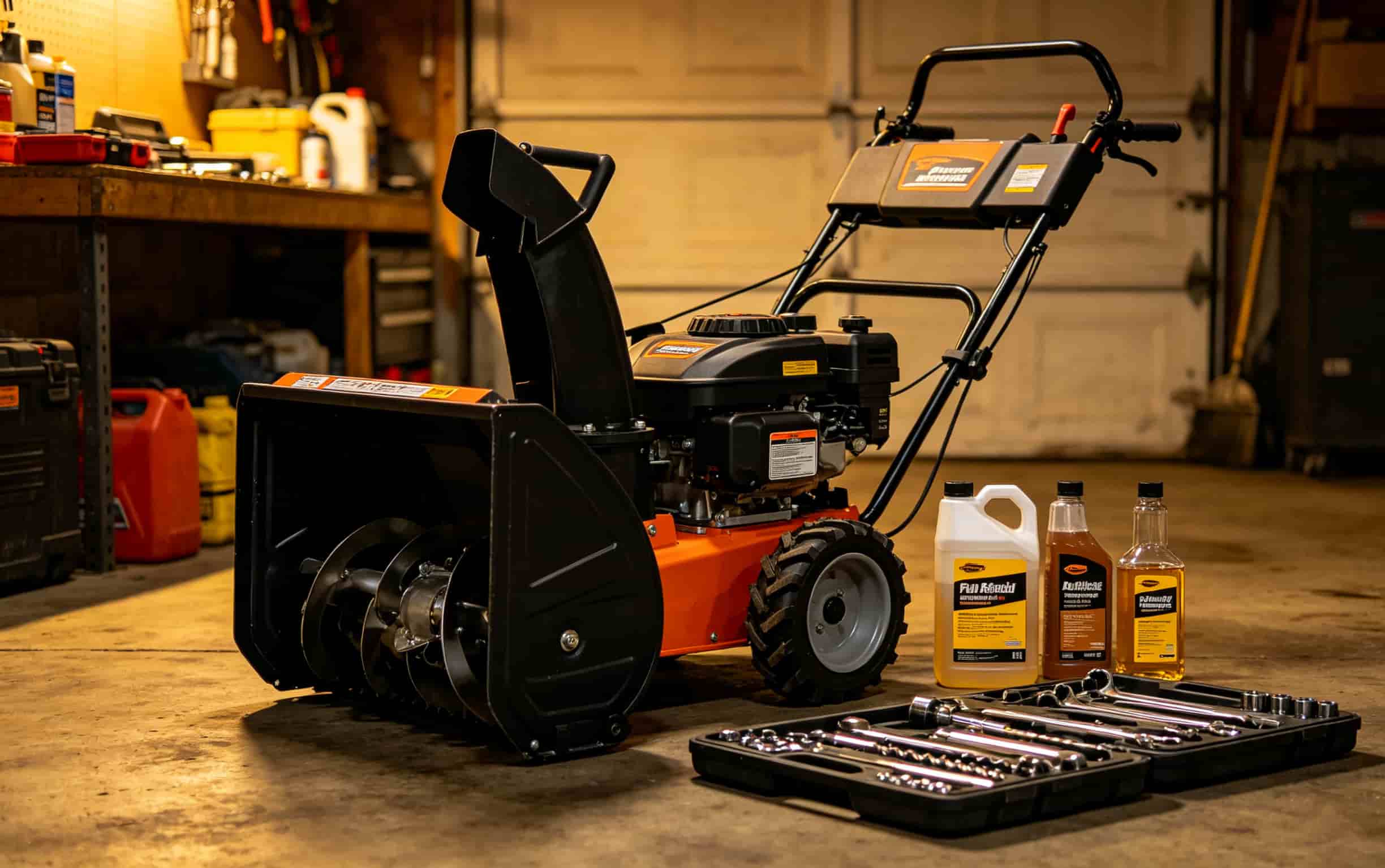 Snow Blower Oil Storage Tips