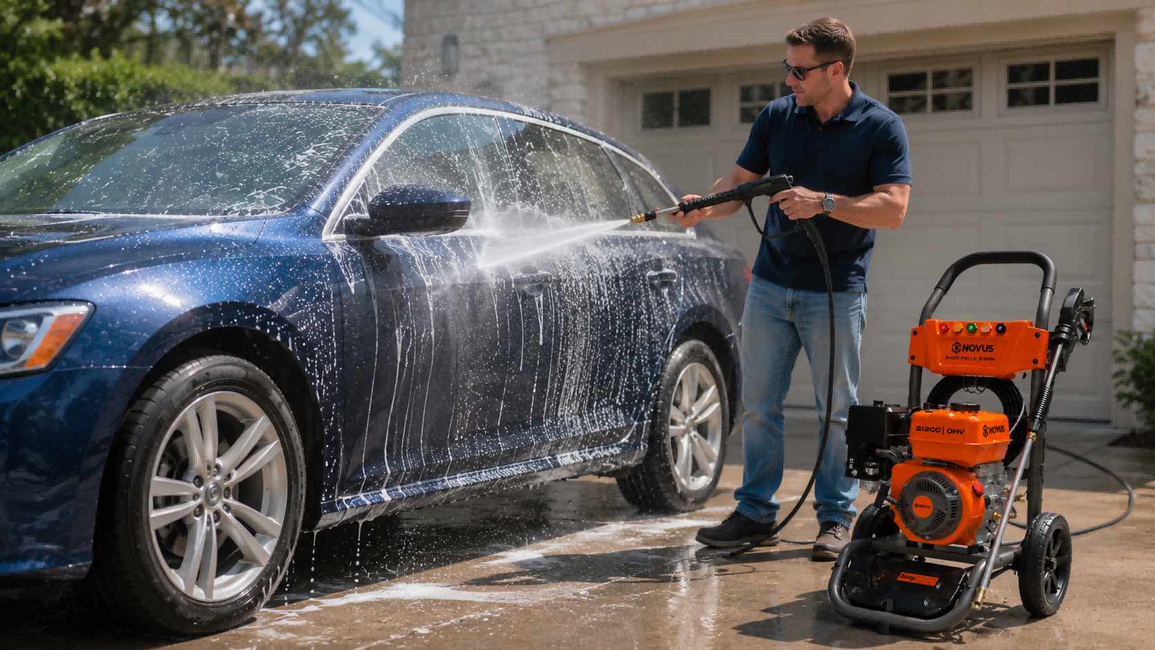pressure washer for car washing