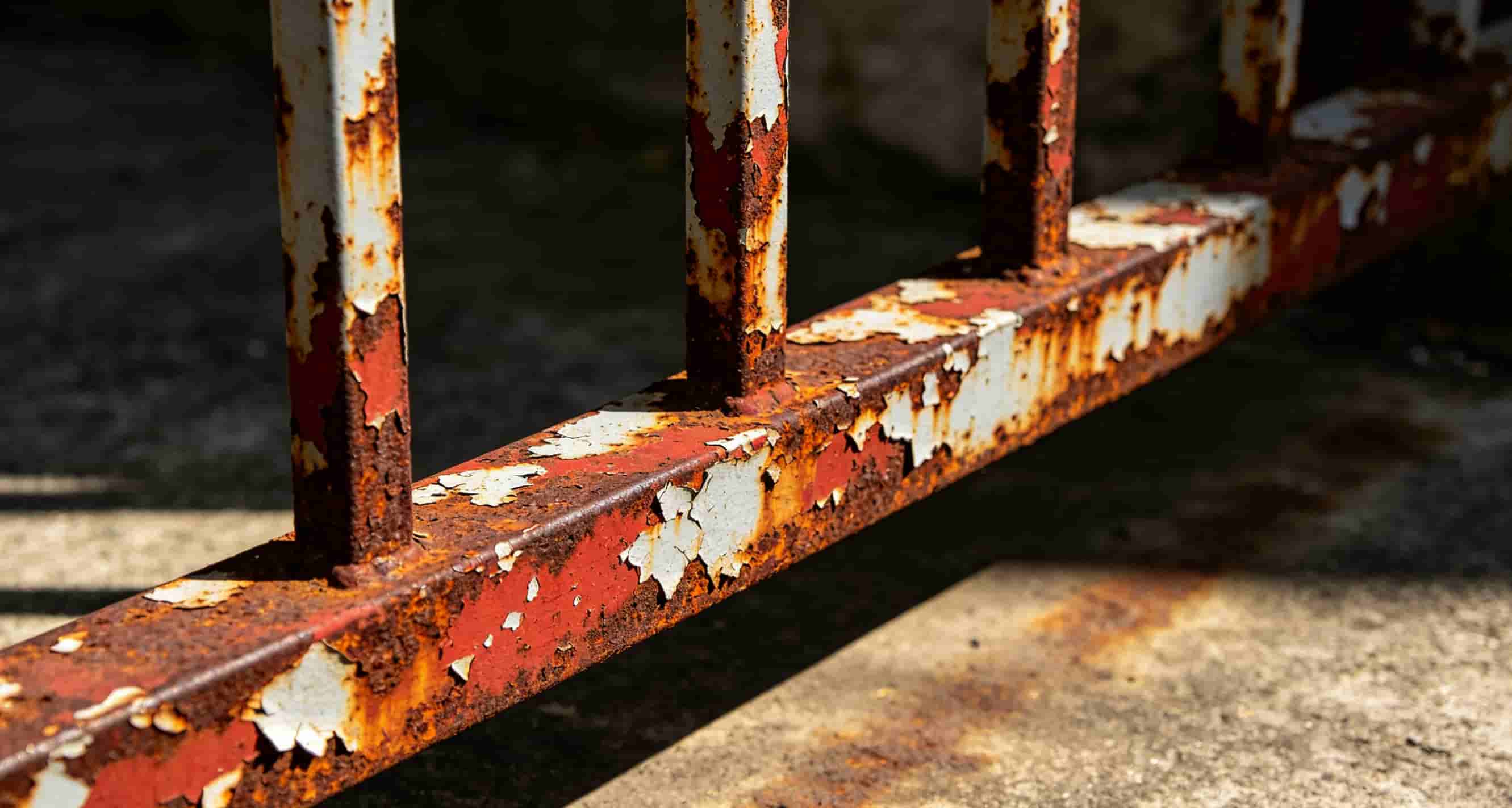 rusty fence