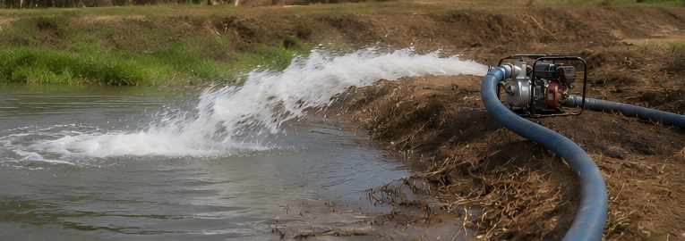 How far can a pump push water