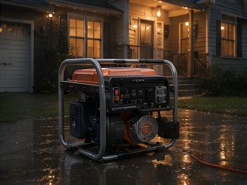run generator in rain