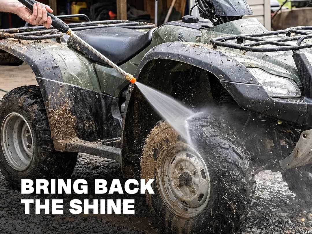 Gas Pressure Washer NV3500PW for cleaning dirt and grime.