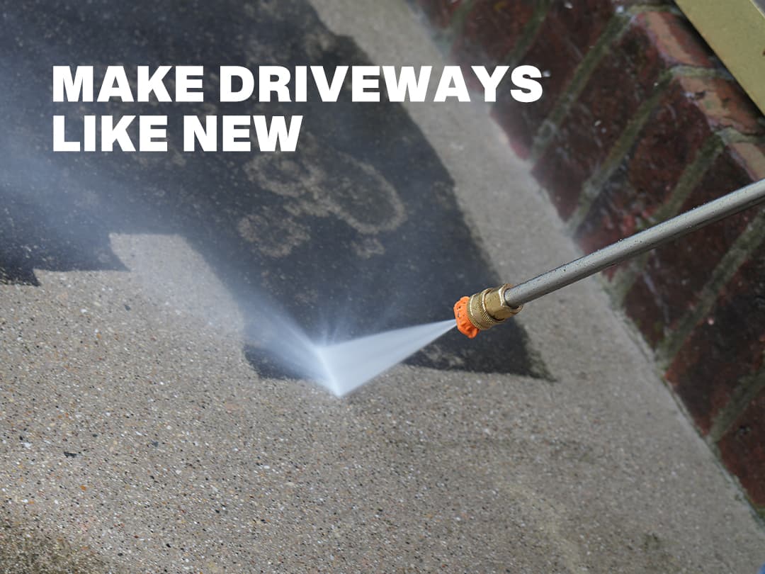 Gas Pressure Washer NV3500PW for cleaning concrete floors