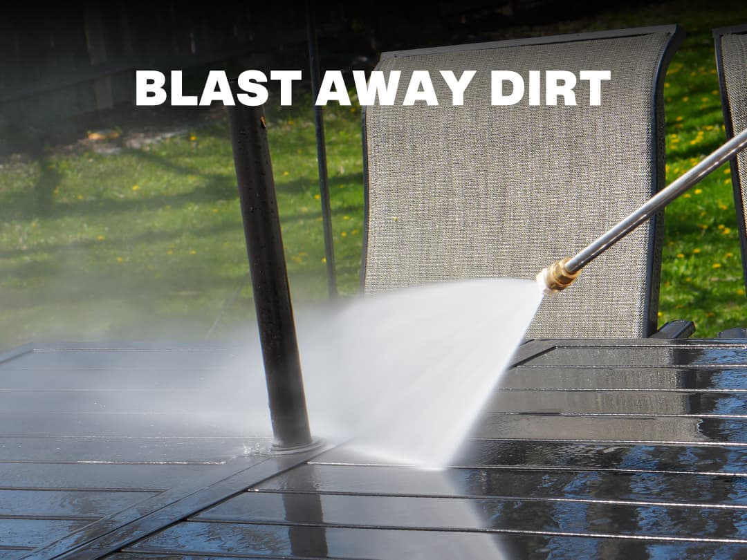 Gas Pressure Washer NV3500PW for cleaning outdoor tables