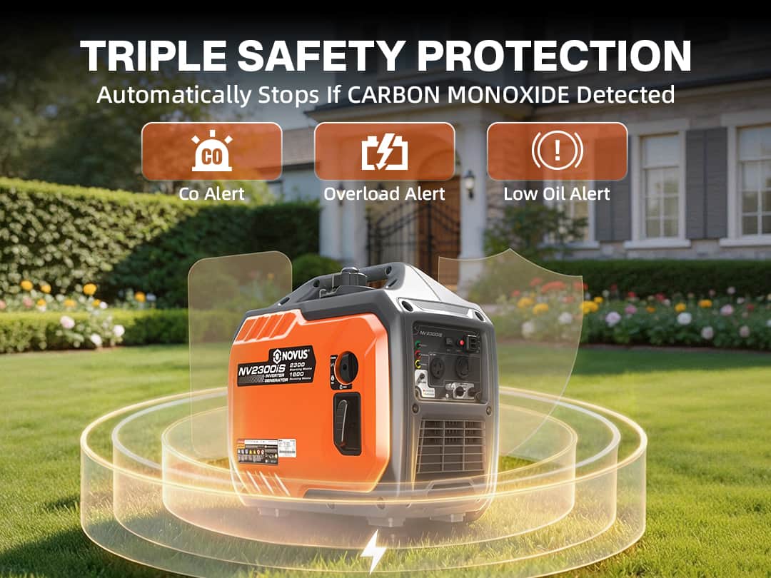 Inverter Generator NV4000iS BUILT-IN SAFETY YOU CAN TRUST