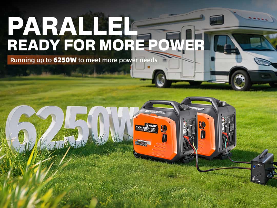Inverter Generator NV4000iS VERSATILE OUTLETS & PARALLEL READY