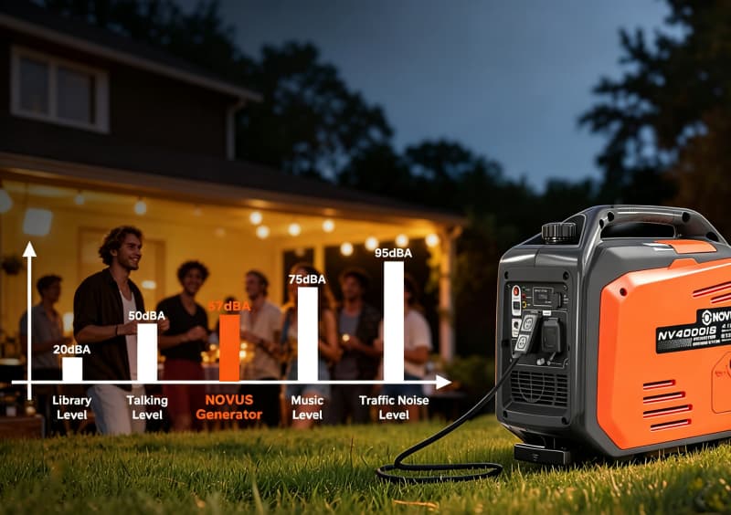 Inverter Generator runs quietly