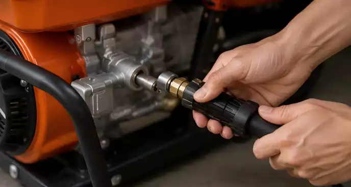 remove all the Pressure Washer hoses